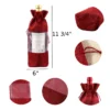 50ml organza window burlap drawstring wine bag
