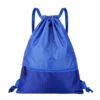 draw string backpack w/ zip pocket draw string backpack w/ zip pocket