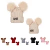 Family Matching Ribbed Knit Beanies