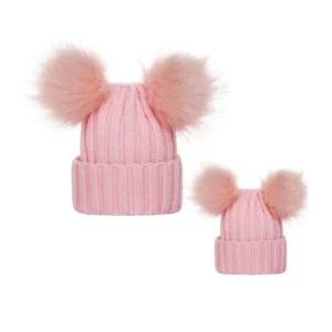 Family Matching Ribbed Knit Beanies
