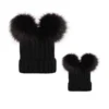 Family Matching Ribbed Knit Beanies