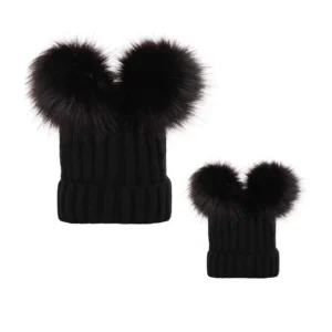 Family Matching Ribbed Knit Beanies