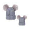 Family Matching Ribbed Knit Beanies