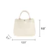 reusable canvas shopper bag