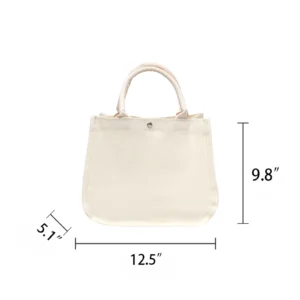 reusable canvas shopper bag