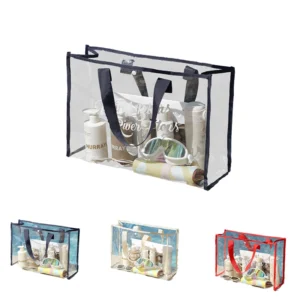 multifunctional waterproof transparent clear pvc tote bag