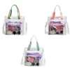 large capacity waterproof clear gym & concert tote bag