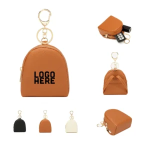 coin purse with keychain