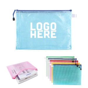 a4 mesh zipper bags
