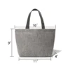 felt tote bag