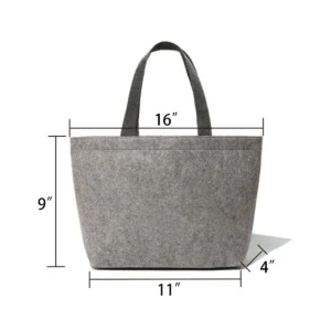 felt tote bag