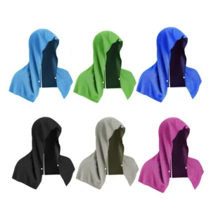 lightweight sport cooling hoodie towel