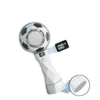 soccer design portable handheld fan w/ice pad