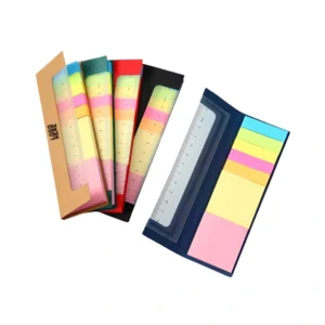 Kraft Paper Ruler & Sticky Note Set Kraft Paper Ruler & Sticky Note Set