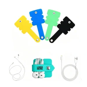 Colorful Silicone Earphone Cable Organizer Straps Colorful Silicone Earphone Cable Organizer Straps