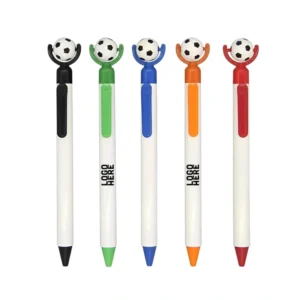 Sports Themed Soccer Clip-On Ballpoint Pen Sports Themed Soccer Clip-On Ballpoint Pen