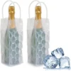reusable gel wine cooler bag w/handle