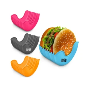 flexible silicone hamburger holder