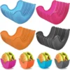 flexible silicone hamburger holder