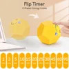 12-Sided Flip Gravity Time Manager Cube