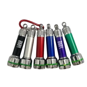 5 led aluminum mini keychain flashlight
