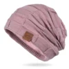 lined knit warm thick skully stocking binie hat