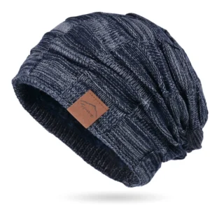 lined knit warm thick skully stocking binie hat