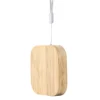 Square Bamboo Multi-Function Data Cable Storage Box