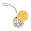 round bamboo charging cable box