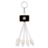 bamboo 5 in 1 charging cable w/lighting logo