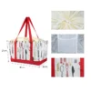 insulated reusable picnic cooler tote bag