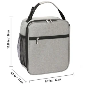 oxford fabric insulated lunch cooler tote
