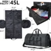 convertible garment bag w/shoulder strap convertible garment bag w/shoulder strap