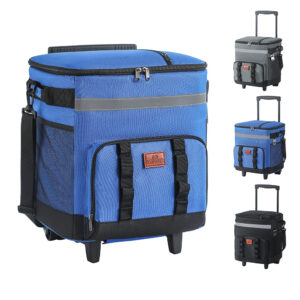 35L Wheeled &Collapsible Rolling Cooler