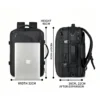 expandable vacuum compression travel backpack expandable vacuum compression travel backpack