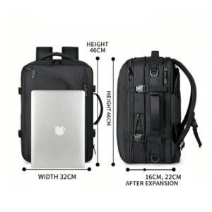 expandable vacuum compression travel backpack expandable vacuum compression travel backpack