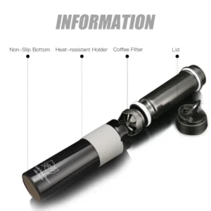 portable coffee press tumbler