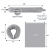 2 in 1 travel pillow & blanket