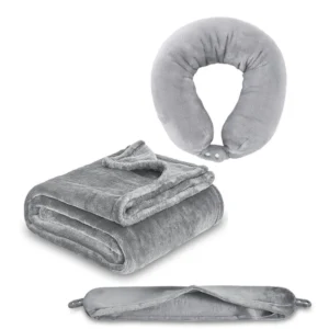 2 in 1 travel pillow & blanket