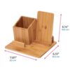 wireless charging desk organizer