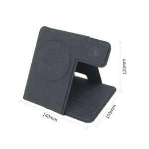 pu 3 in 1 magnetic wireless charging station