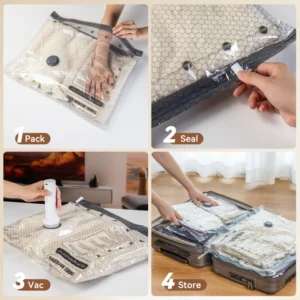 Travel Vacuum Storage Bags Set
