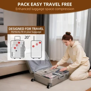 Travel Vacuum Storage Bags Set