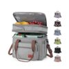 double layer insulated cooler bag