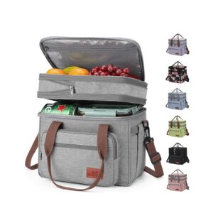 double layer insulated cooler bag