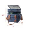 double layer insulated cooler bag
