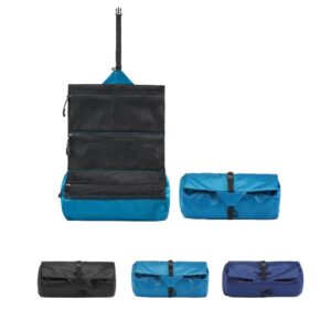 roll up travel toiletry bag with hanging hook