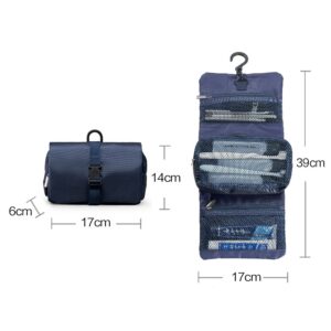 detachable travel toiletry bag with buckle