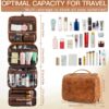 multi functional detachable leather toiletry bag