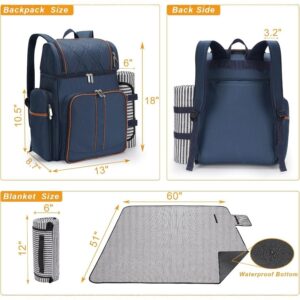 insulated picnic cooler backpack